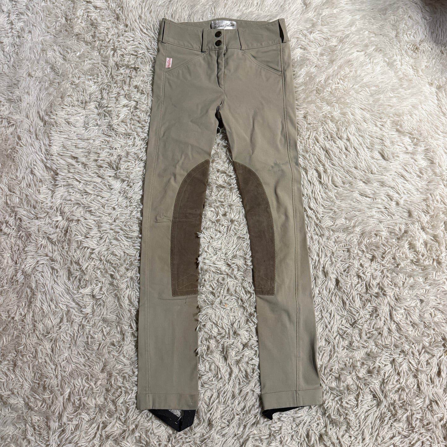 Child’s Size 12R Tan Tailored Sportsman Knee Patch Horseback Riding Breeches