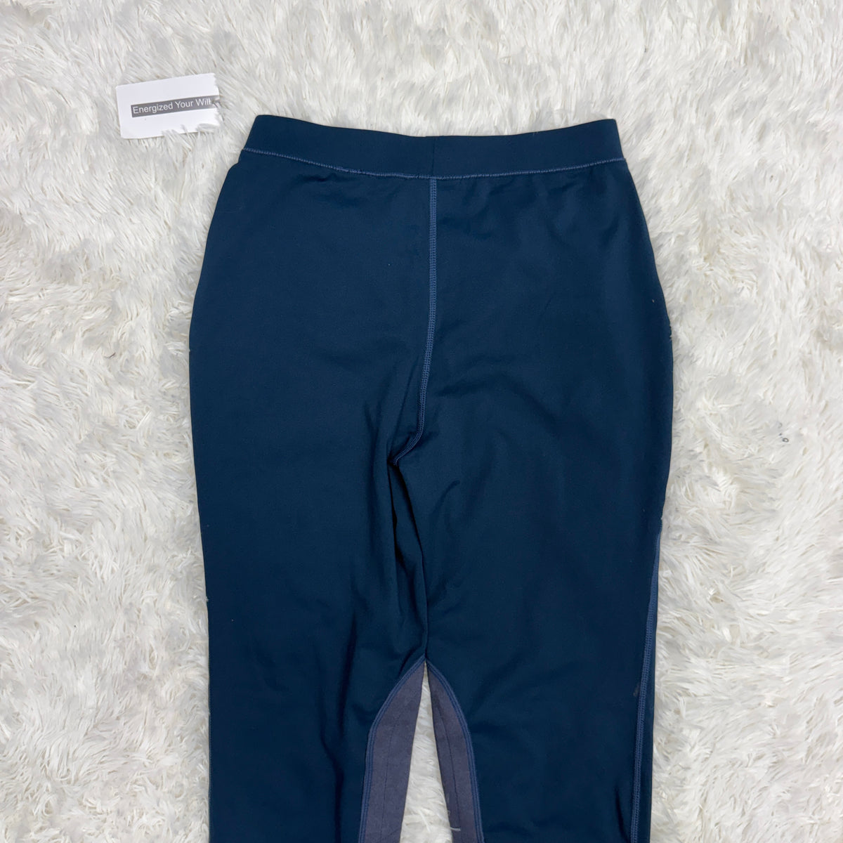 New Women’s XL Blue FitsT4 Knee Patch Horseback Riding Tights