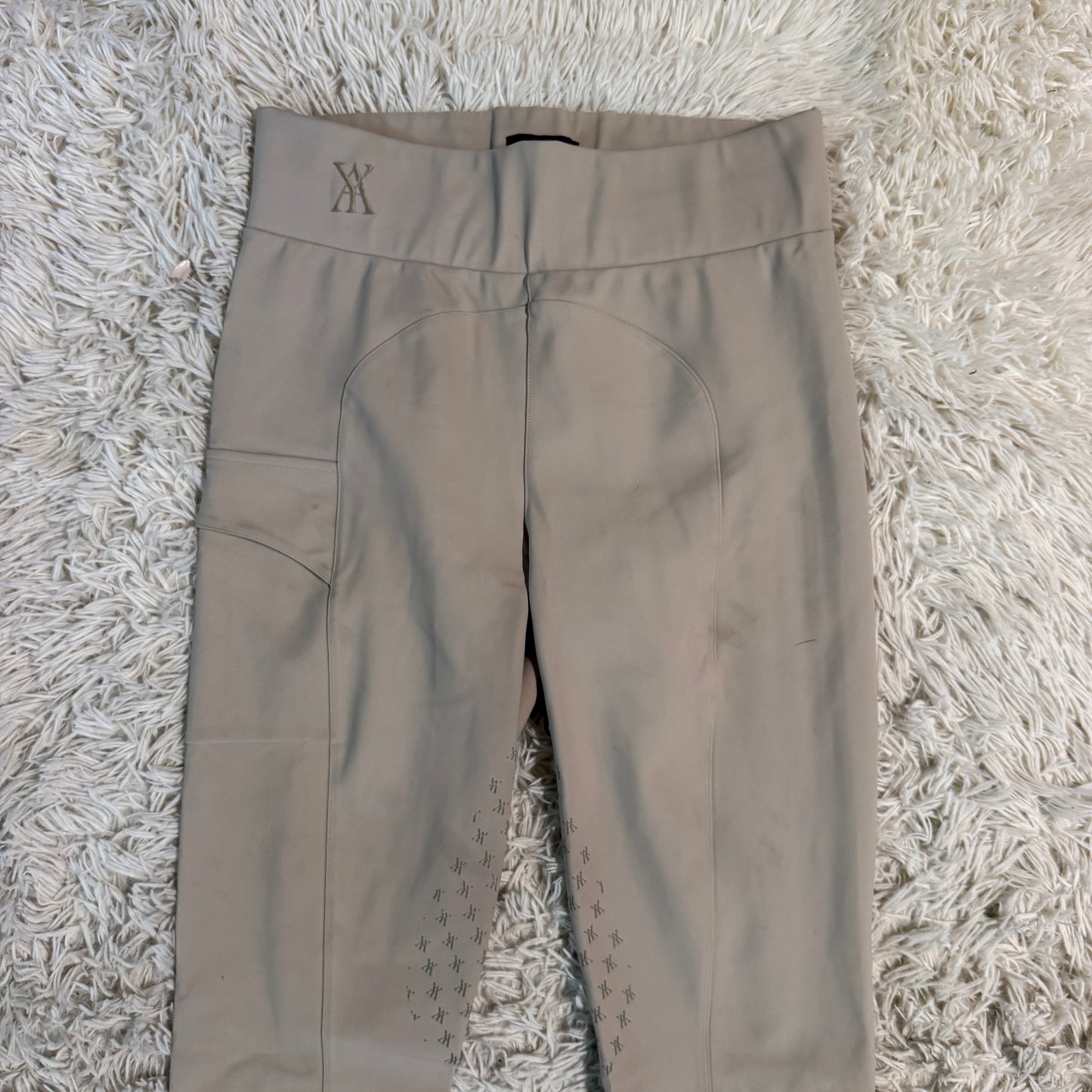 Women’s Large Tan YAGYA Full Seat Horseback Riding Tights Breeches