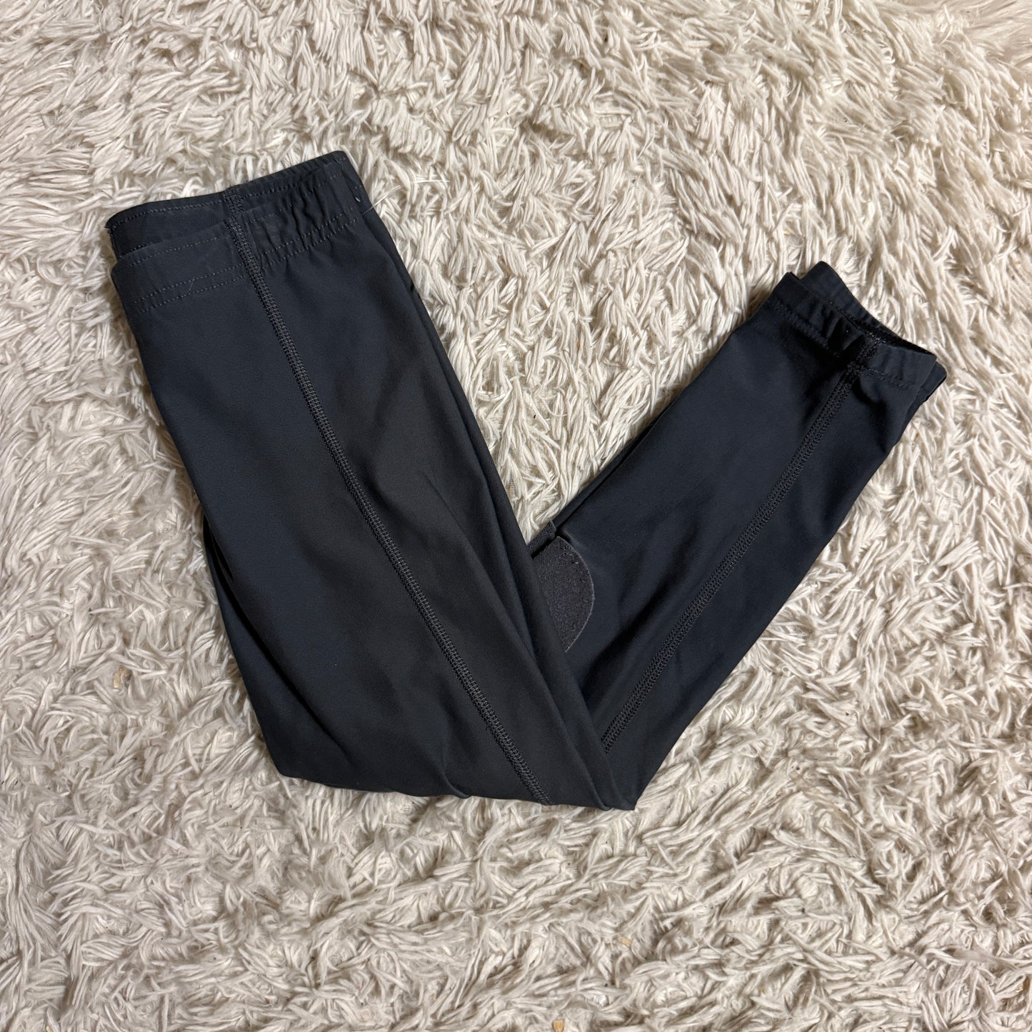 Child’s Medium Grey Irideon Knee Patch Horseback Riding Tights