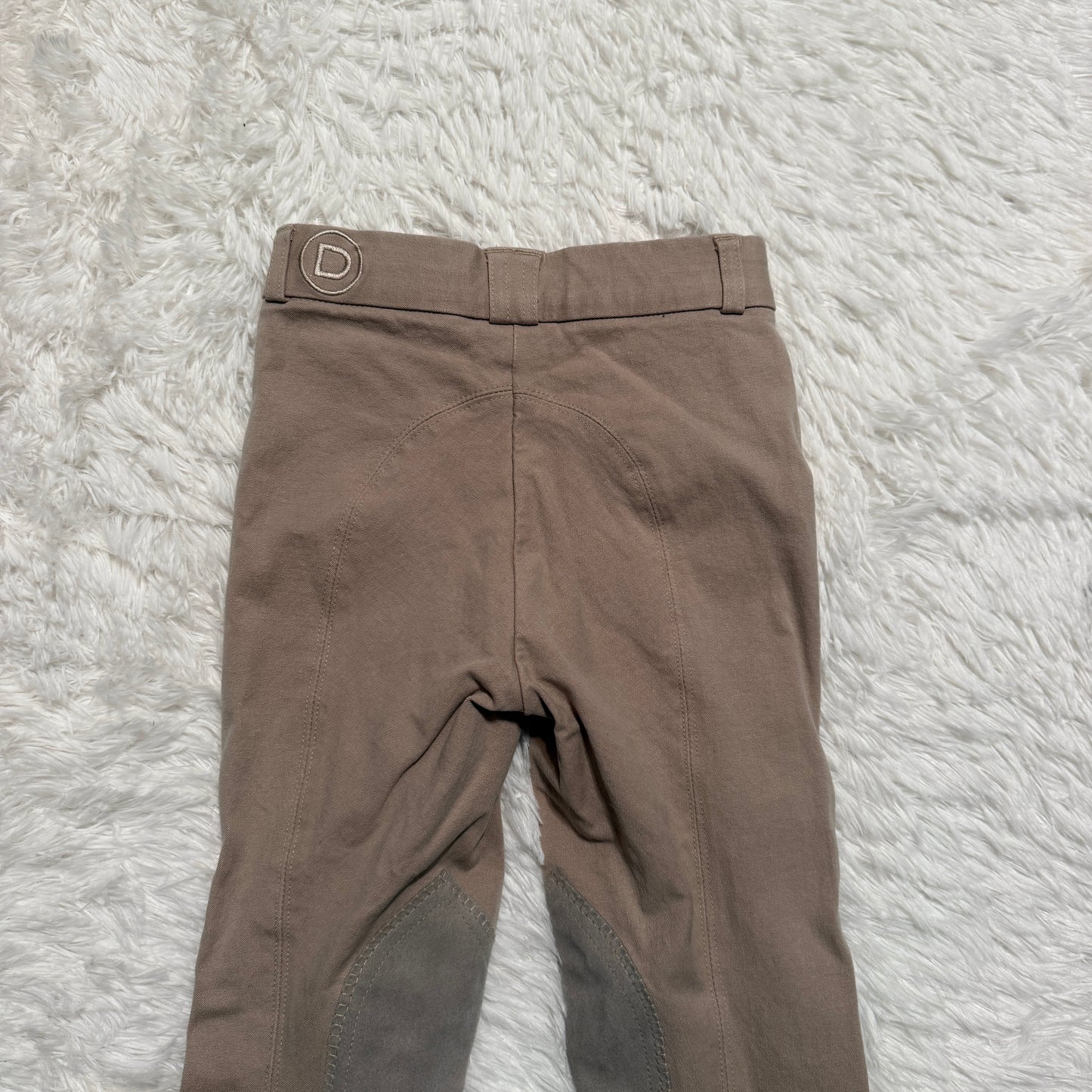 Child’s Size 8R Tan Dublin Knee Patch Horseback Riding Jodphurs