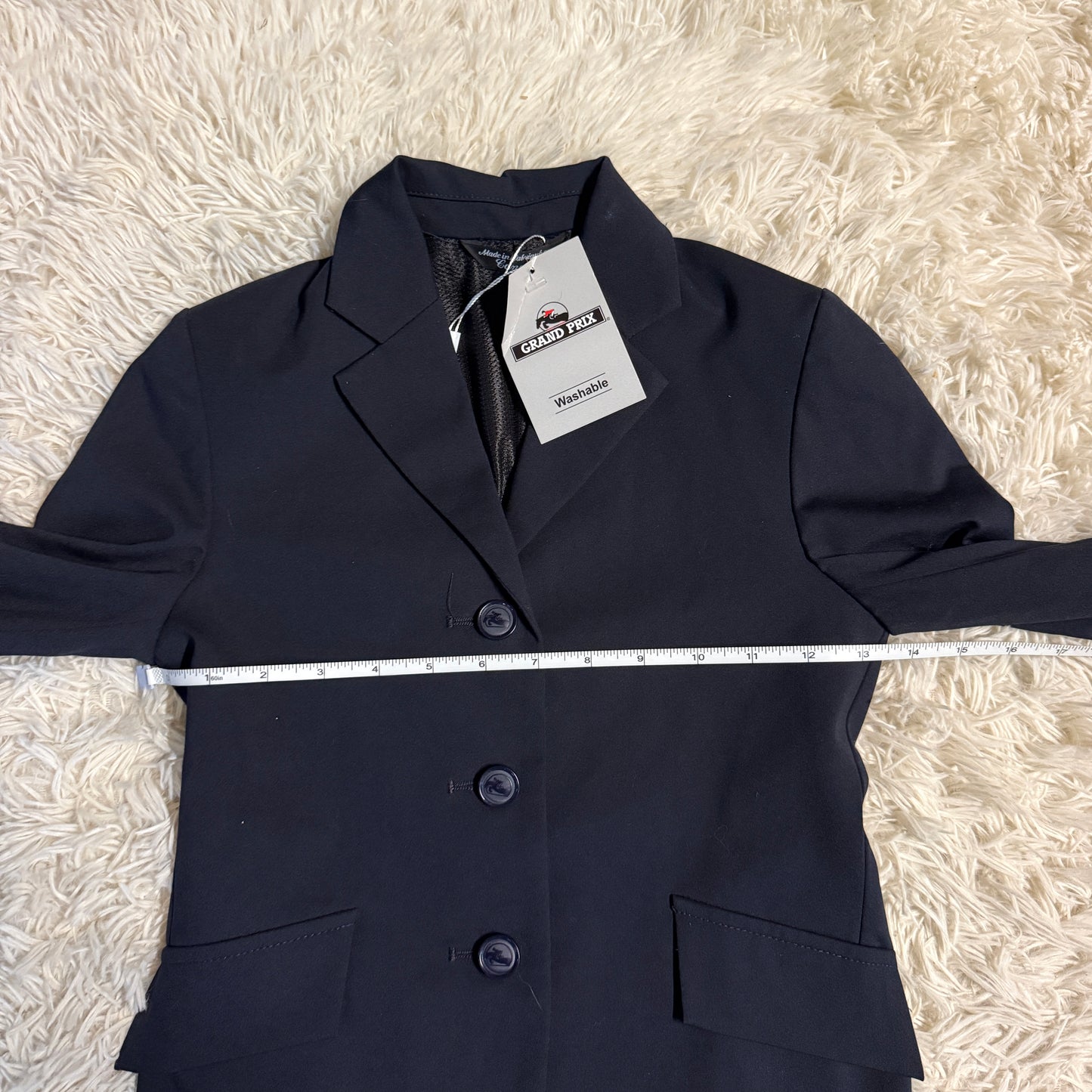 New Child’s Size 8R Navy Grand Prix EQJ Horseback Riding Show Coat