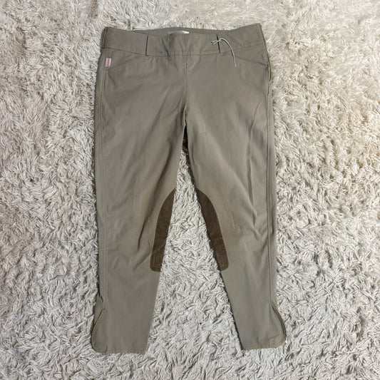 Women’s Size 36R Tan Tailored Sportsman Knee Patch Horseback Riding Breeches