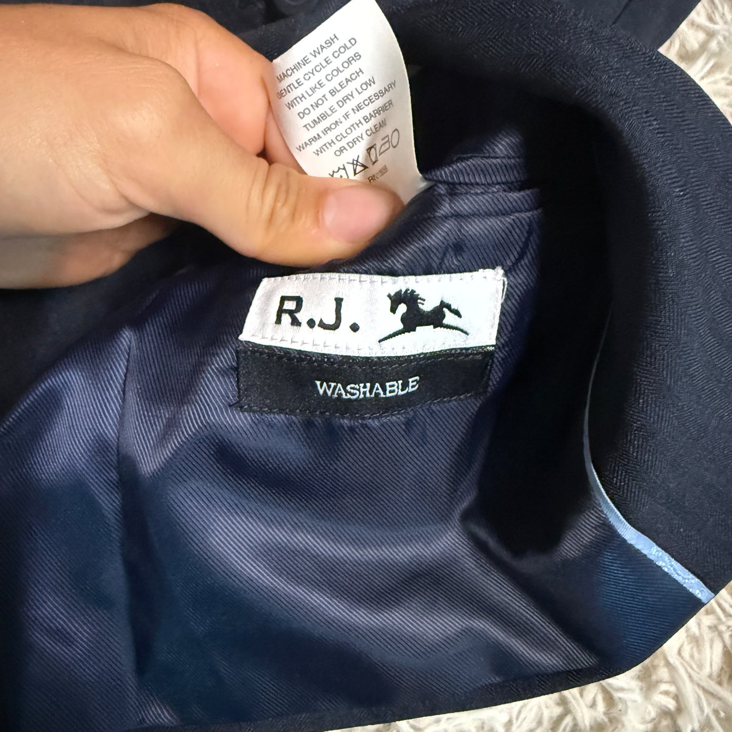 Child’s Size 10R Navy RJ Classics Horseback Riding Show Coat
