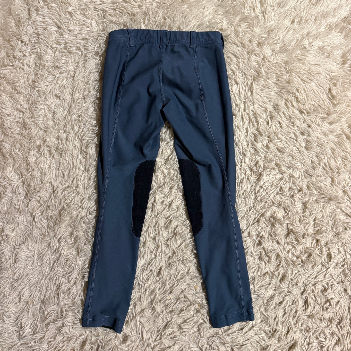 Child’s Medium Blue Irideon Knee Patch Horseback Riding Tights Breeches