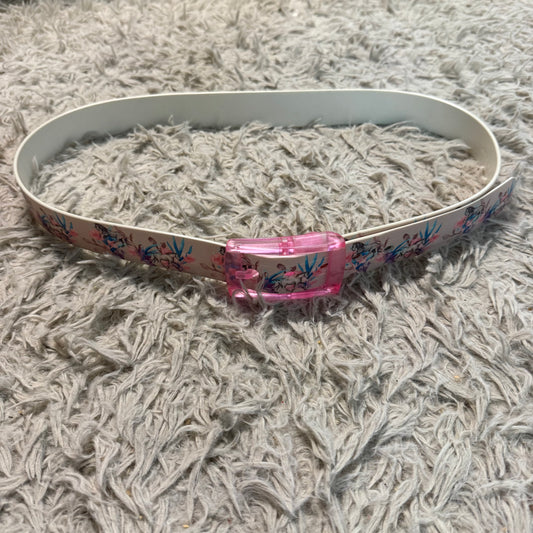 Pink Horse Pattern C4 Horseback Riding Equestrian Belt