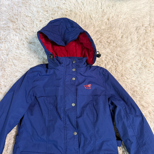 Women’s Small Blue Smartpak Horseback Riding Waterproof Jacket