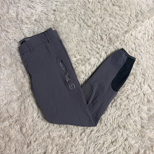 Women’s Size 22R Grey Pikeur Knee Patch Horseback Riding Breeches