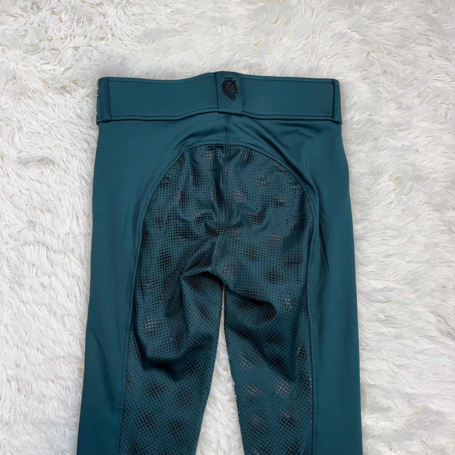 Women’s Size 28R Green Equinavia Full Seat Horseback Riding Breeches