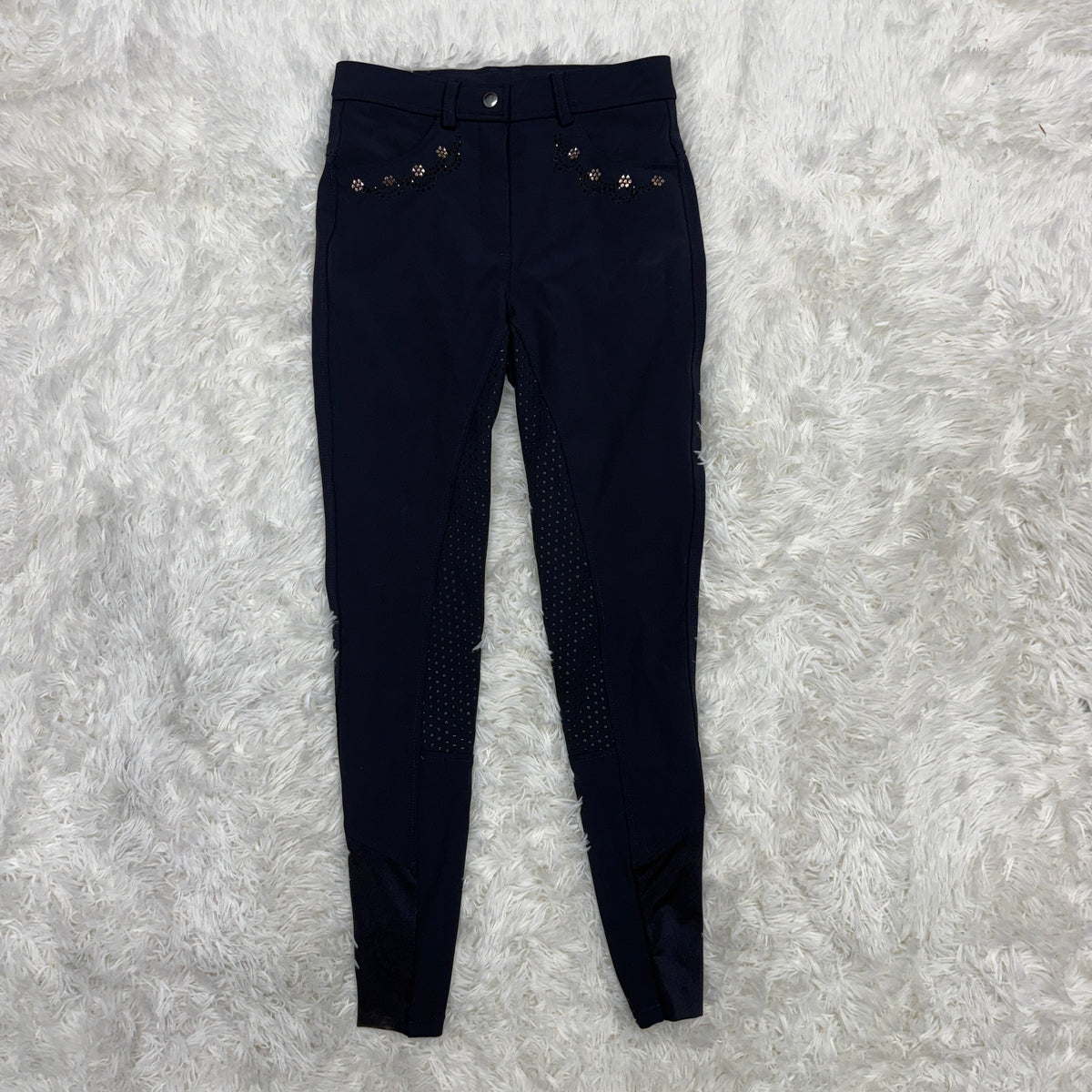 Women’s Size 22R Navy HKM Full Seat Horseback Riding Breeches