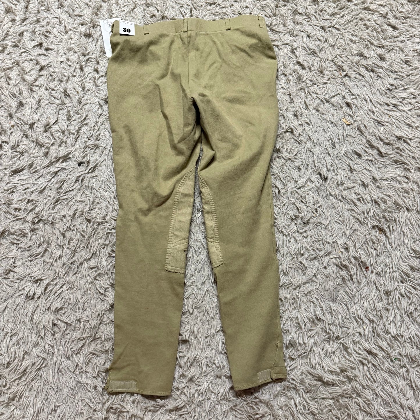 New Women’s Size 30R Tan TuffRider Knee Patch Horseback Riding Breeches