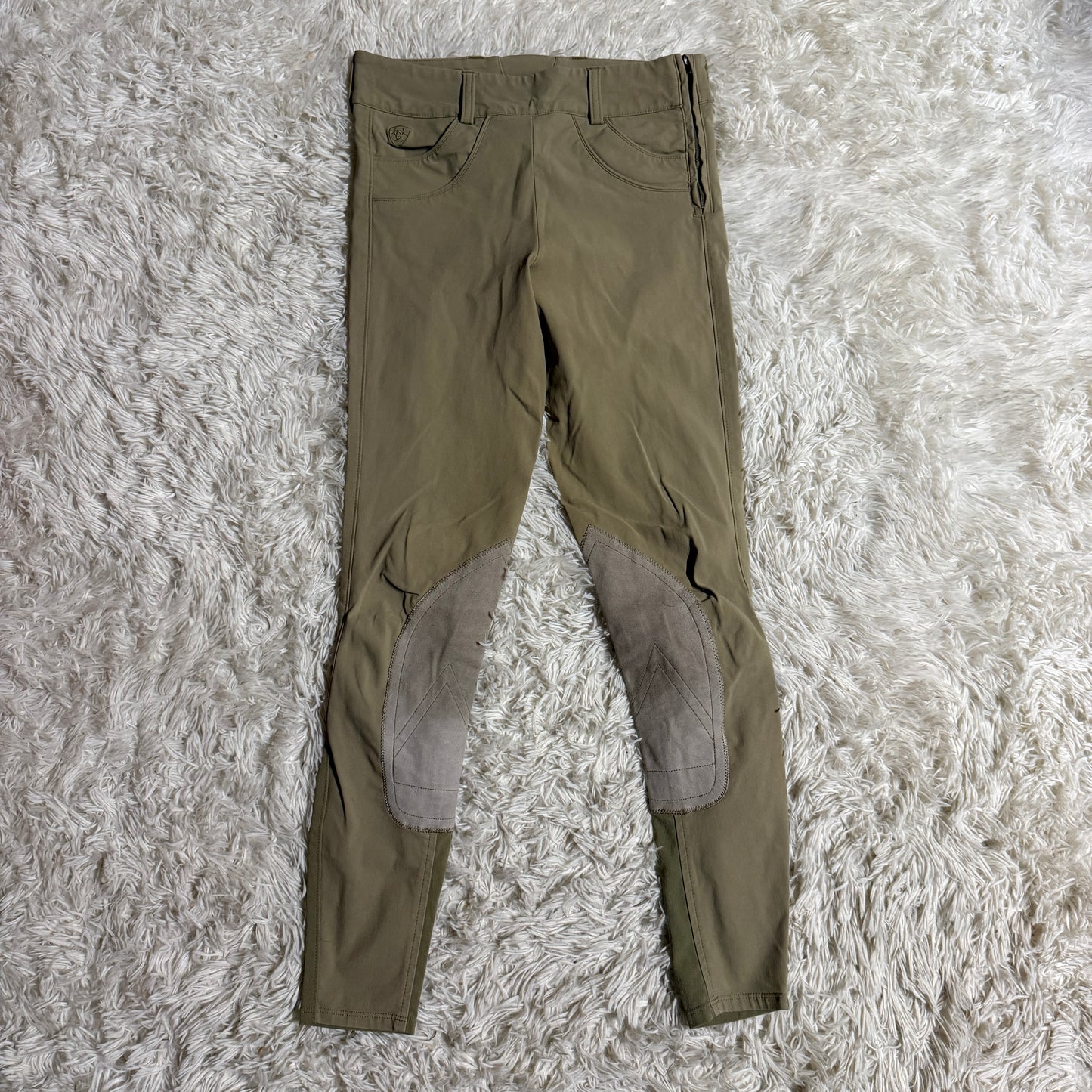 Women’s Size 22R Tan Ariat Knee Patch Horseback Riding Breeches