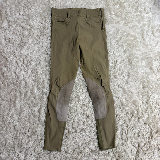 Women’s Size 22R Tan Ariat Knee Patch Horseback Riding Breeches