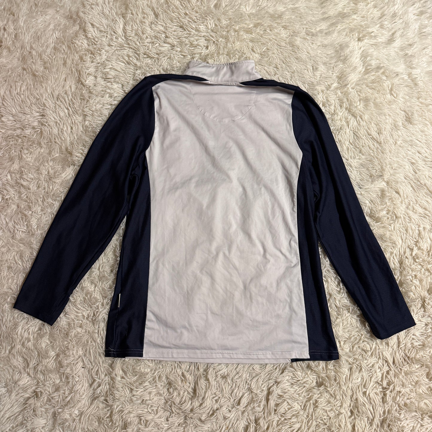 Women’s XXL Navy/White Horseware Long Sleeve Horseback Riding Sunshirt