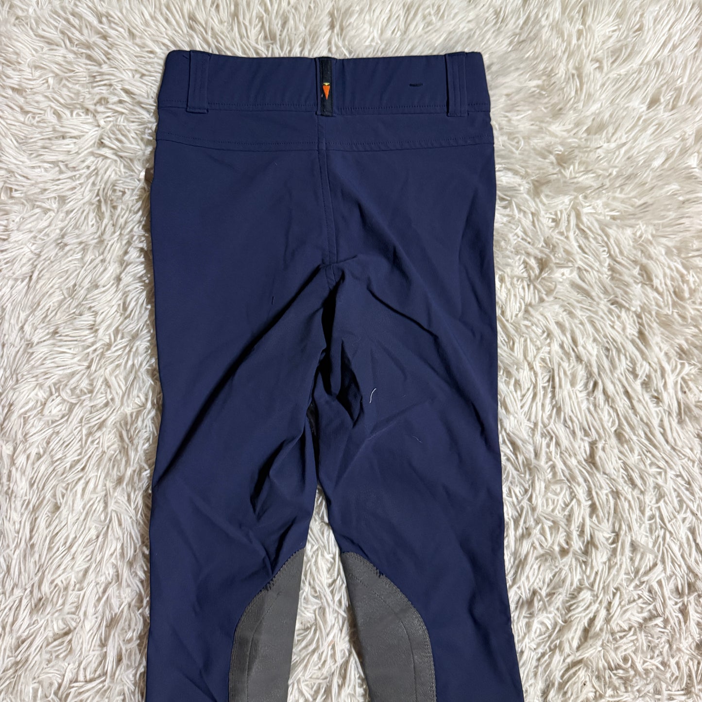 Child’s Medium Navy Kerrits Knee Patch Horseback Riding Breeches
