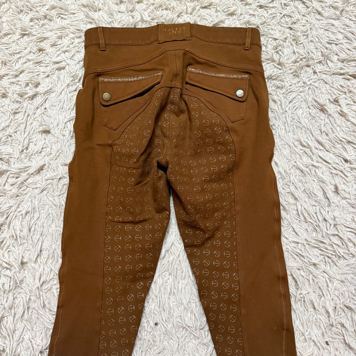 Women’s Size 26R Brown Halter Ego Full Seat Horseback Riding Breeches