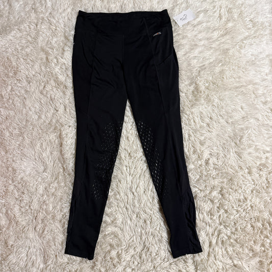 Women’s Large Black Kerrits Knee Patch Horseback Riding Tights