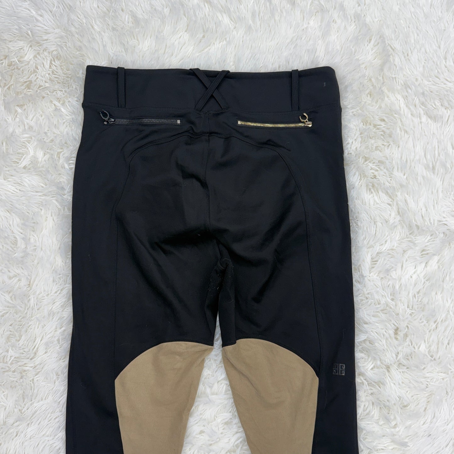 Women’s XL Black Euphoric Equestrian Knee Patch Horseback Riding Breeches