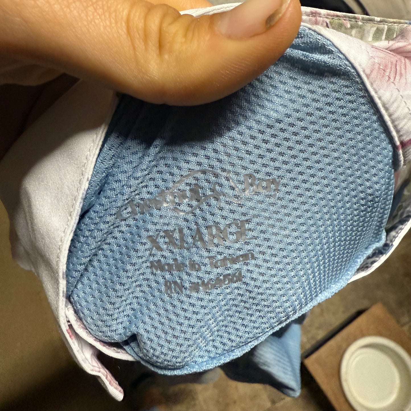 Women’s XXL Blue/White Chestnut Bay Long Sleeve Horseback Riding Show Shirt