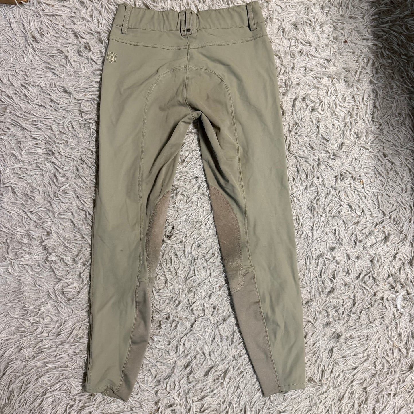 Women’s Size 26R Tan Romfh Knee Patch Horseback Riding Breeches