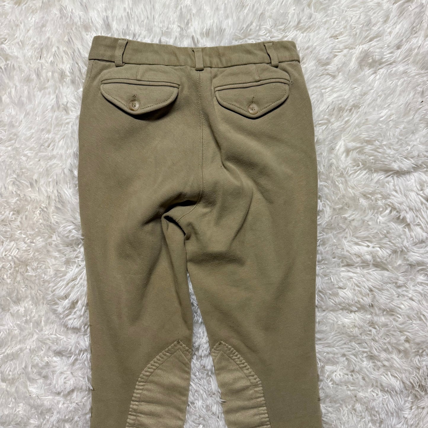 Boy’s Size 12 Tan TuffRider Knee Patch Horseback Riding Jodphur Breeches