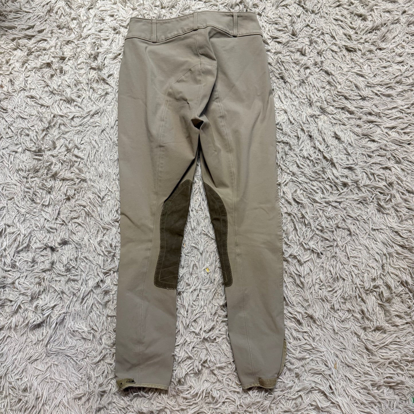 Women’s Size 26R Tan Tailored Sportsman Knee Patch Horseback Riding Breeches