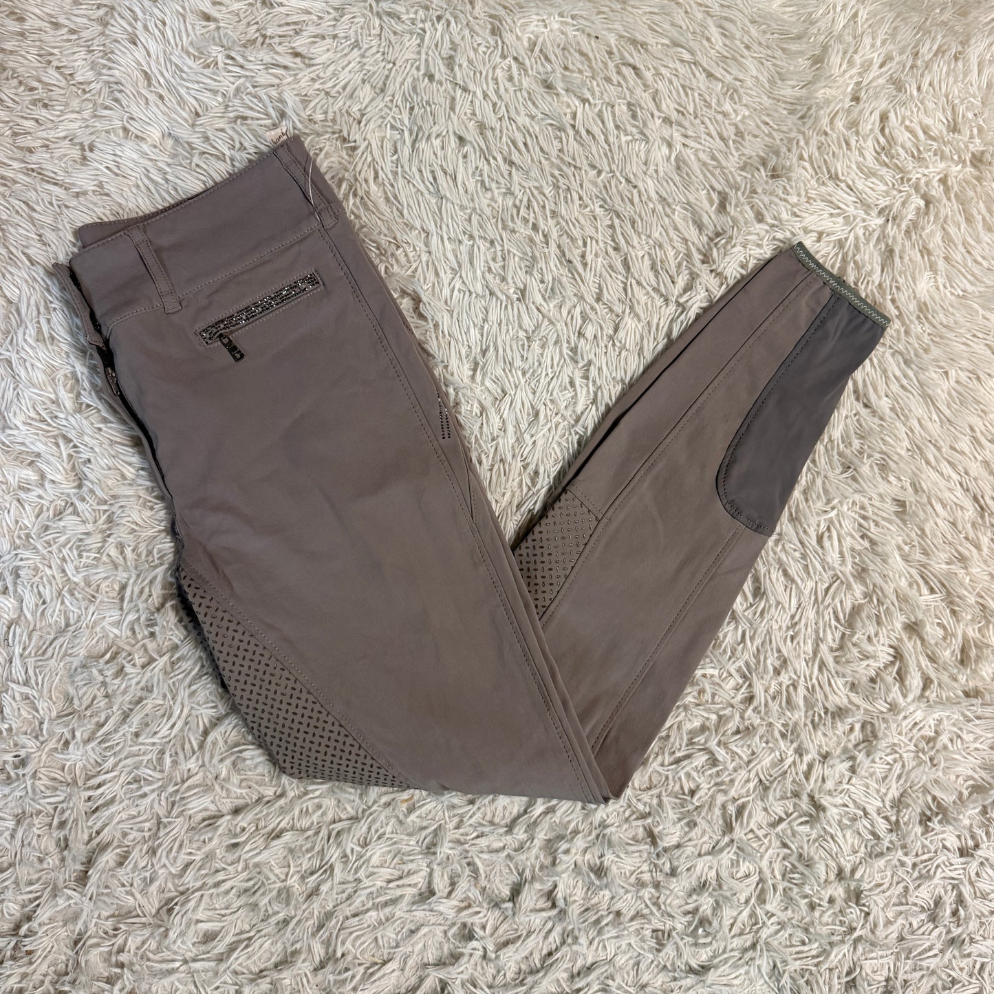 Women’s Size 34L Brown Pikeur Full Seat Horseback Riding Breeches