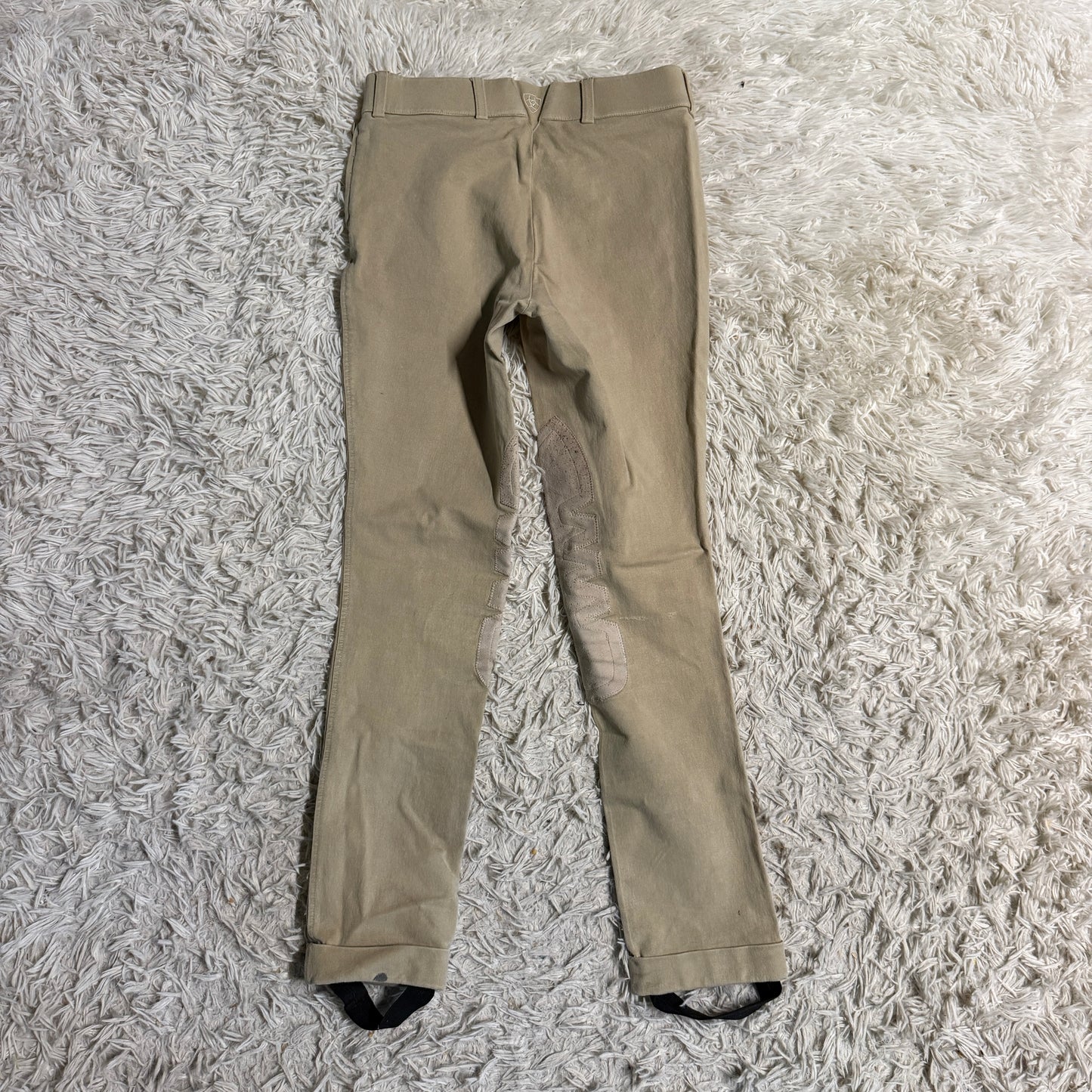Child’s Size 14R Tan Ariat Knee Patch Horseback Riding Jodphurs