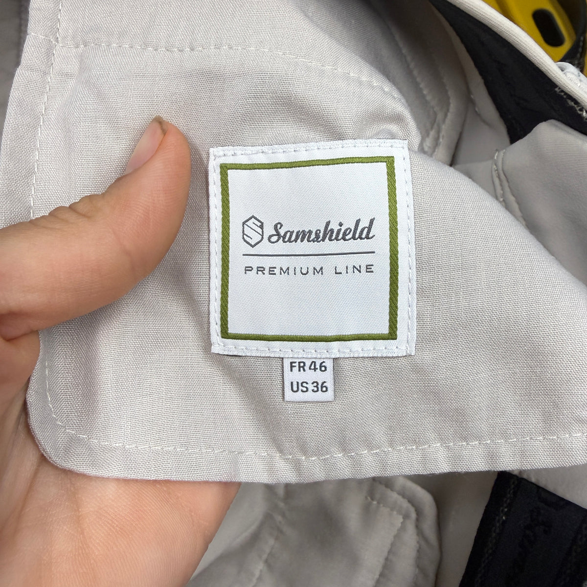 New Women’s Size 36R Tan Samshield Adele Knee Patch Horseback Riding Breeches