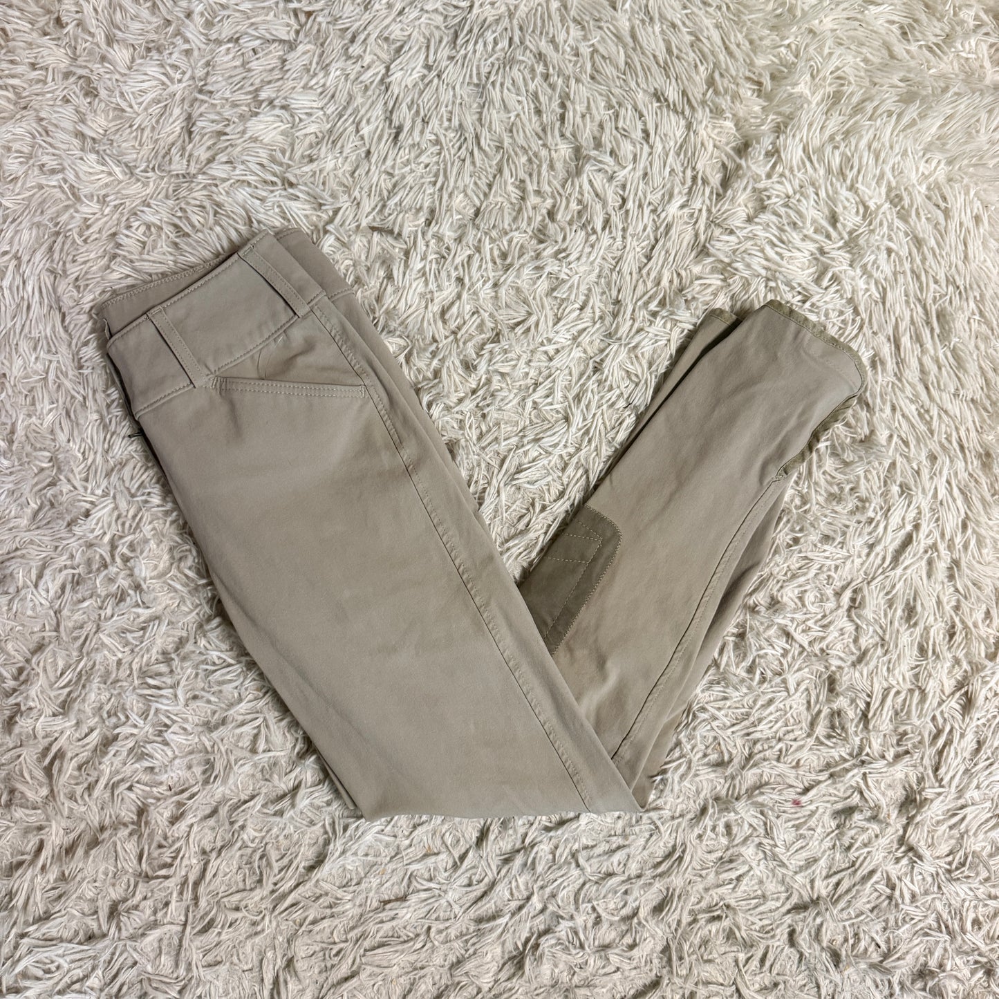 Women’s Size 24L Tan Tailored Sportsman Knee Patch Horseback Riding Breeches