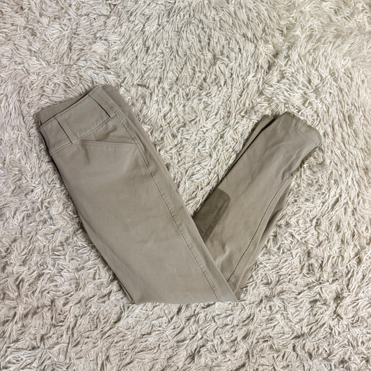 Women’s Size 24L Tan Tailored Sportsman Knee Patch Horseback Riding Breeches