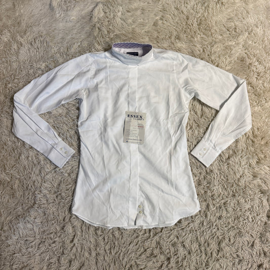 New Child’s Size 16 White Essex Classics Long Sleeve Horseback Riding Show Shirt