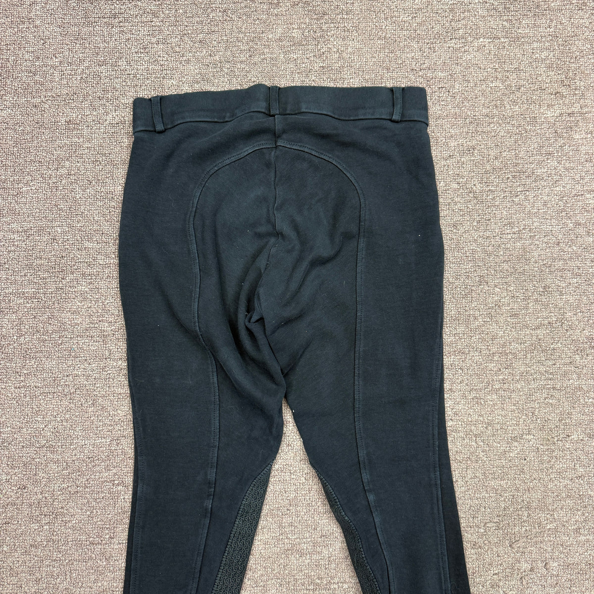 Women’s Size 30R Black Riding Sport Knee Patch Horseback Riding Breeches