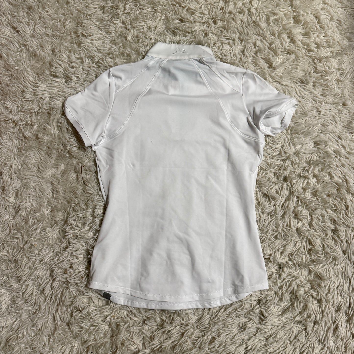 Child’s Large White RJ Classics Short Sleeve Horseback Riding Show Shirt