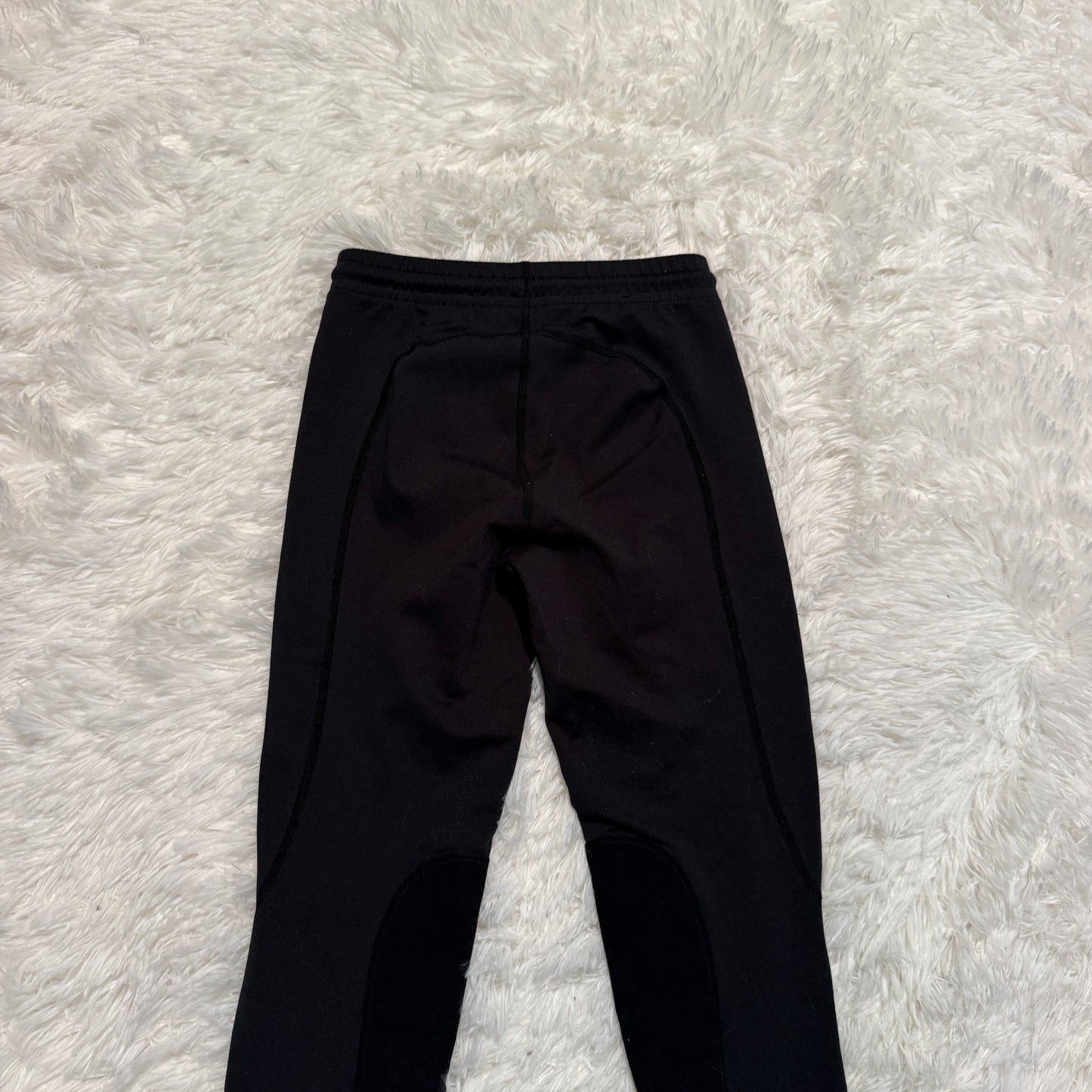Child’s Small Black Kerrits Knee Patch Horseback Riding Tights