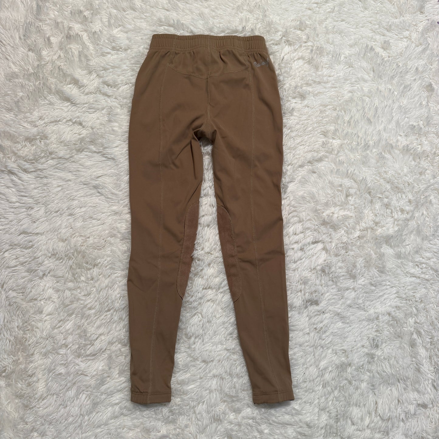 Child’s Medium Tan Baleaf Knee Patch Horseback Riding Tights
