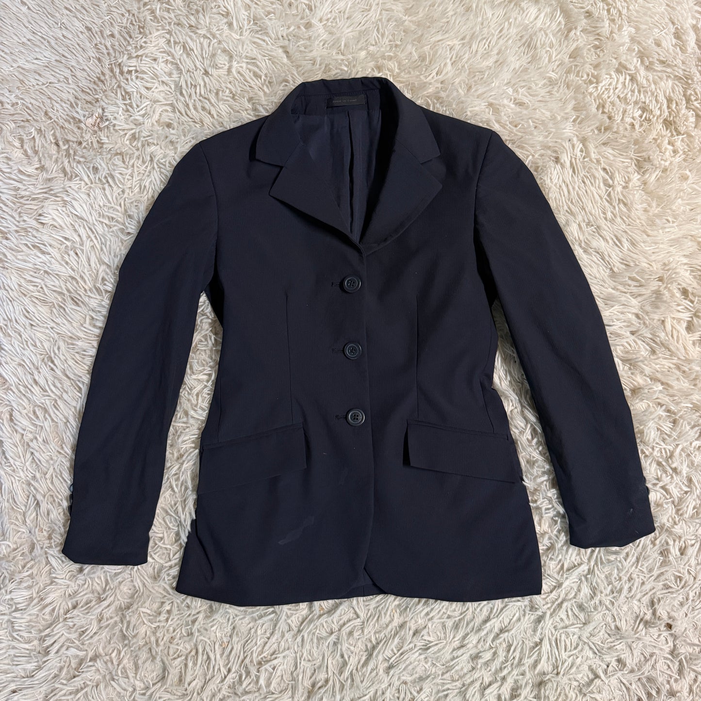 Child’s Size 10R Navy RJ Classics Orange Label Horseback Riding Show Coat