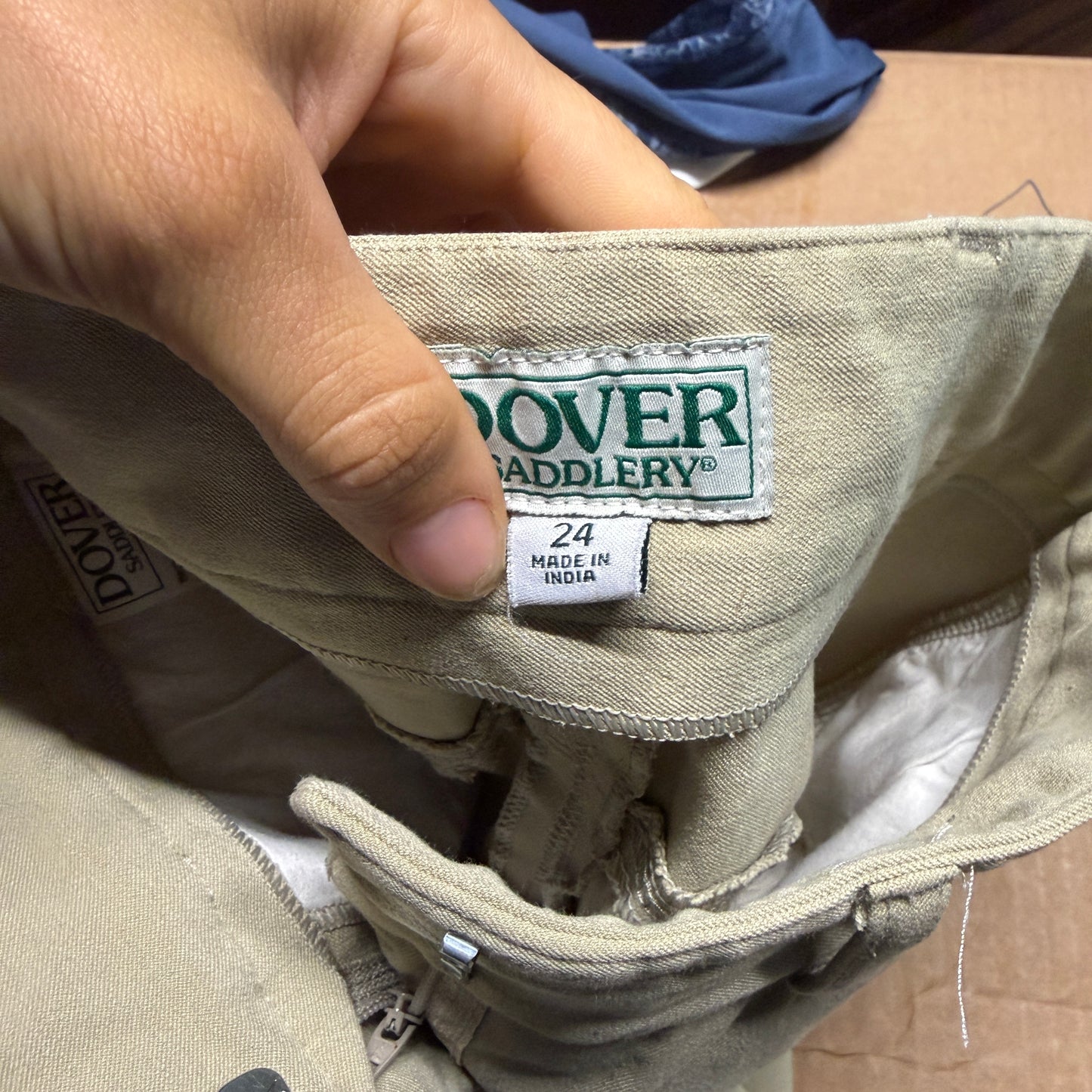 Women’s Size 24R Tan Dover Knee Patch Horseback Riding Breeches