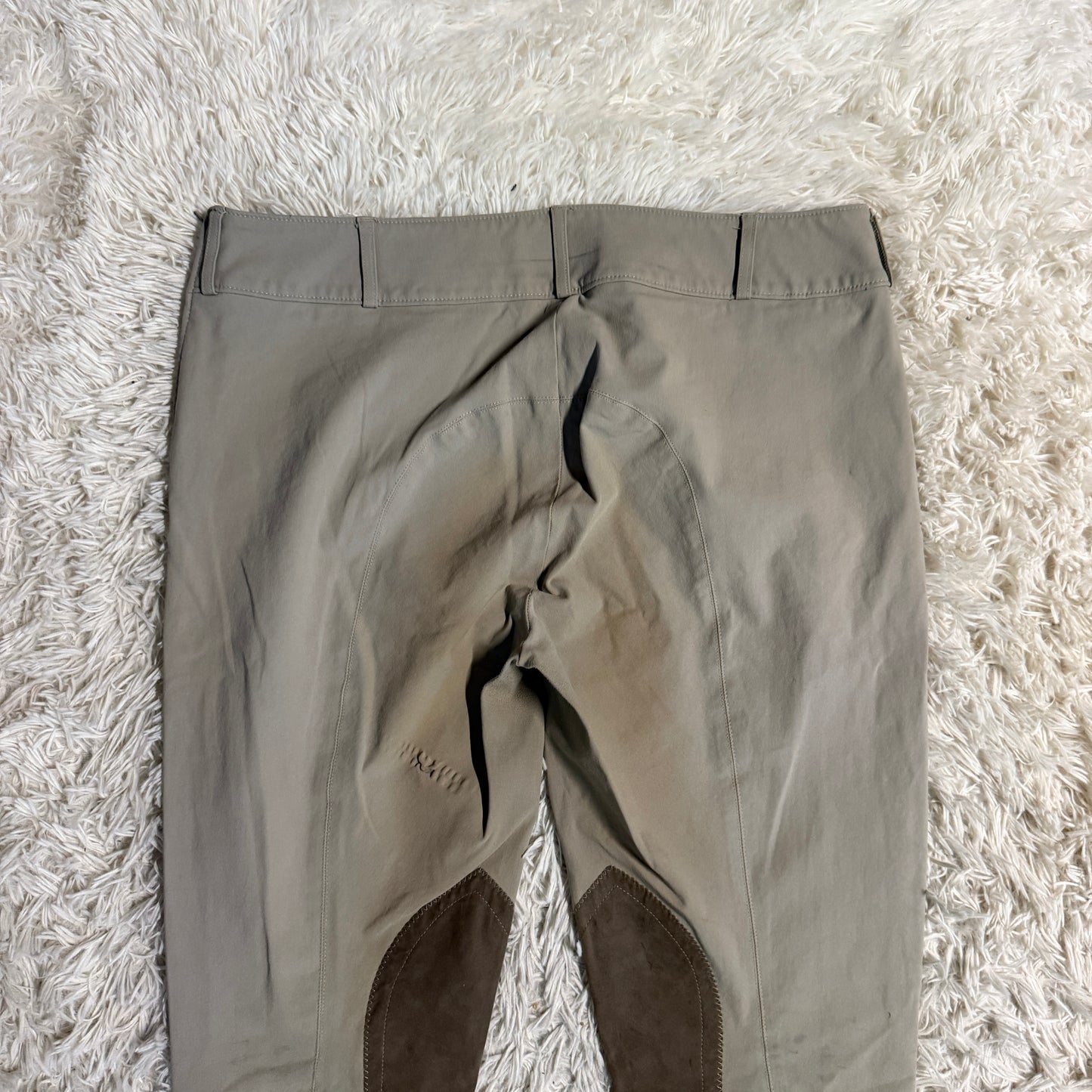 Women’s Size 36R Tan Tailored Sportsman Knee Patch Horseback Riding Breeches