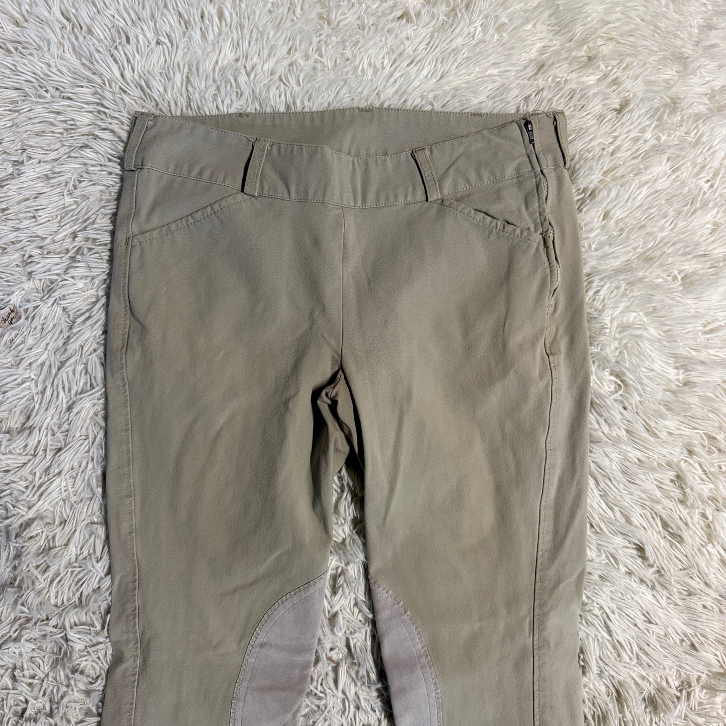 Women’s Size 30R Tan Unbranded Knee Patch Horseback Riding Breeches