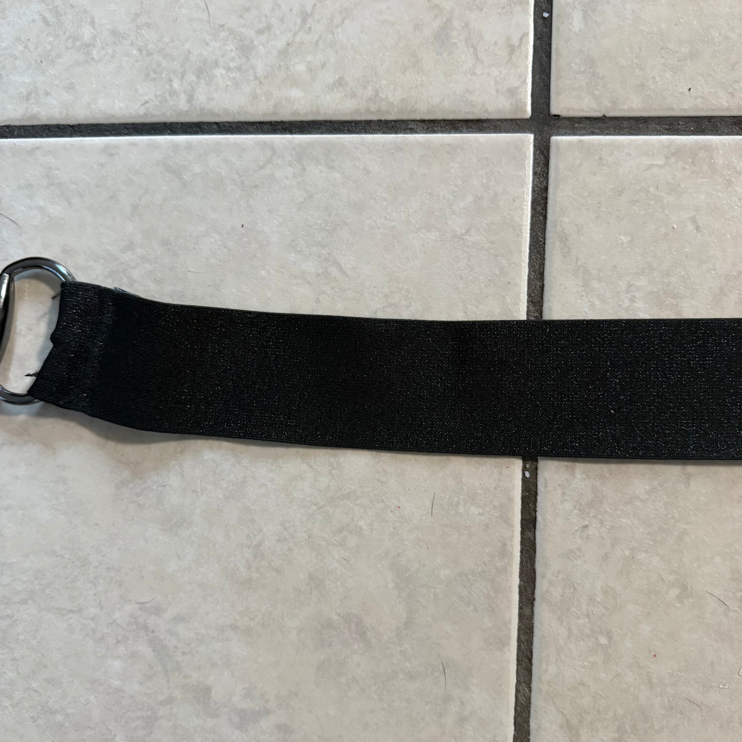 Black Sparkle Bucking Equestrian Athletics Horseback Riding Elastic Belt