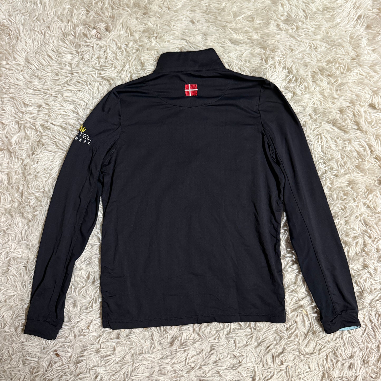 Child’s Large Black Kastel Denmark Long Sleeve Horseback Riding Sunshirt