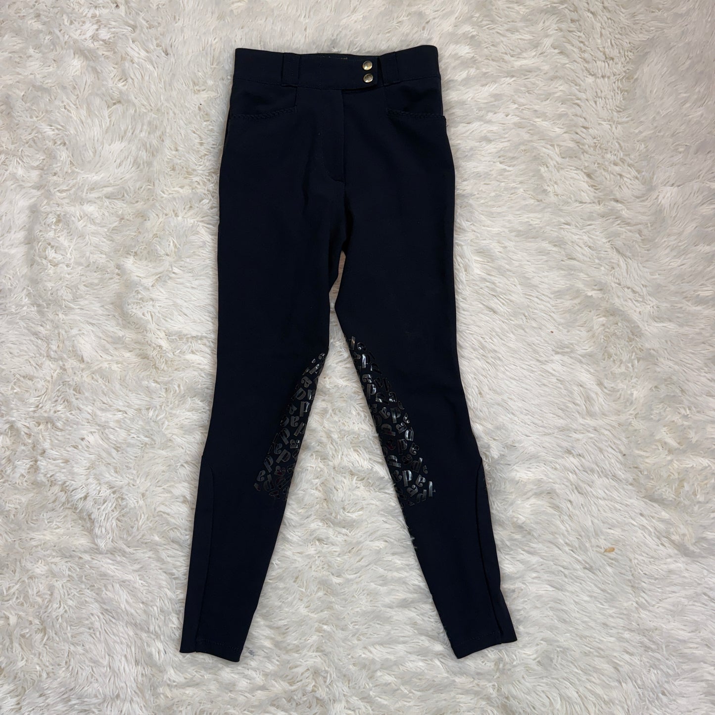 Women’s Size EU32 Navy Dada Sport Knee Patch Horseback Riding Breeches