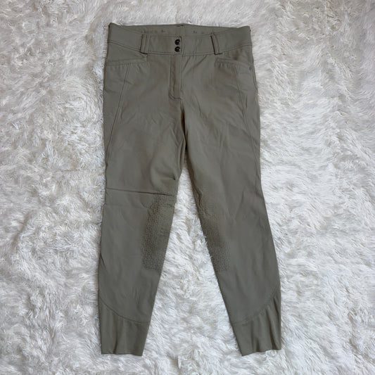 Women’s Size 32R Tan RJ Classics Knee Patch Horseback Riding Breeches