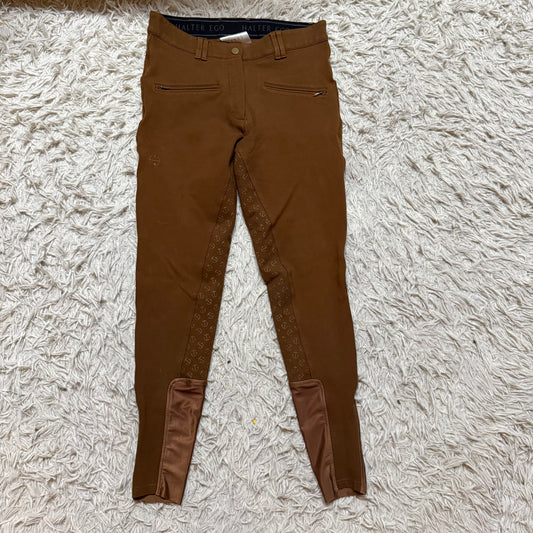 Women’s Size 26R Brown Halter Ego Full Seat Horseback Riding Breeches