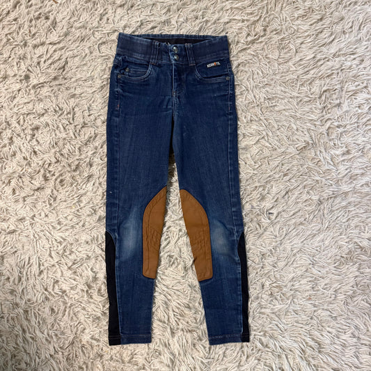 Girl’s Small Jean Kerrits Knee Patch Horseback Riding Breeches