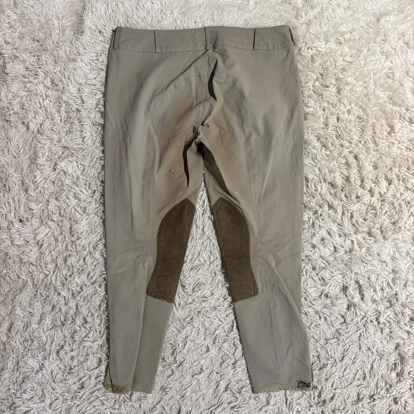 Women’s Size 36R Tan Tailored Sportsman Knee Patch Horseback Riding Breeches
