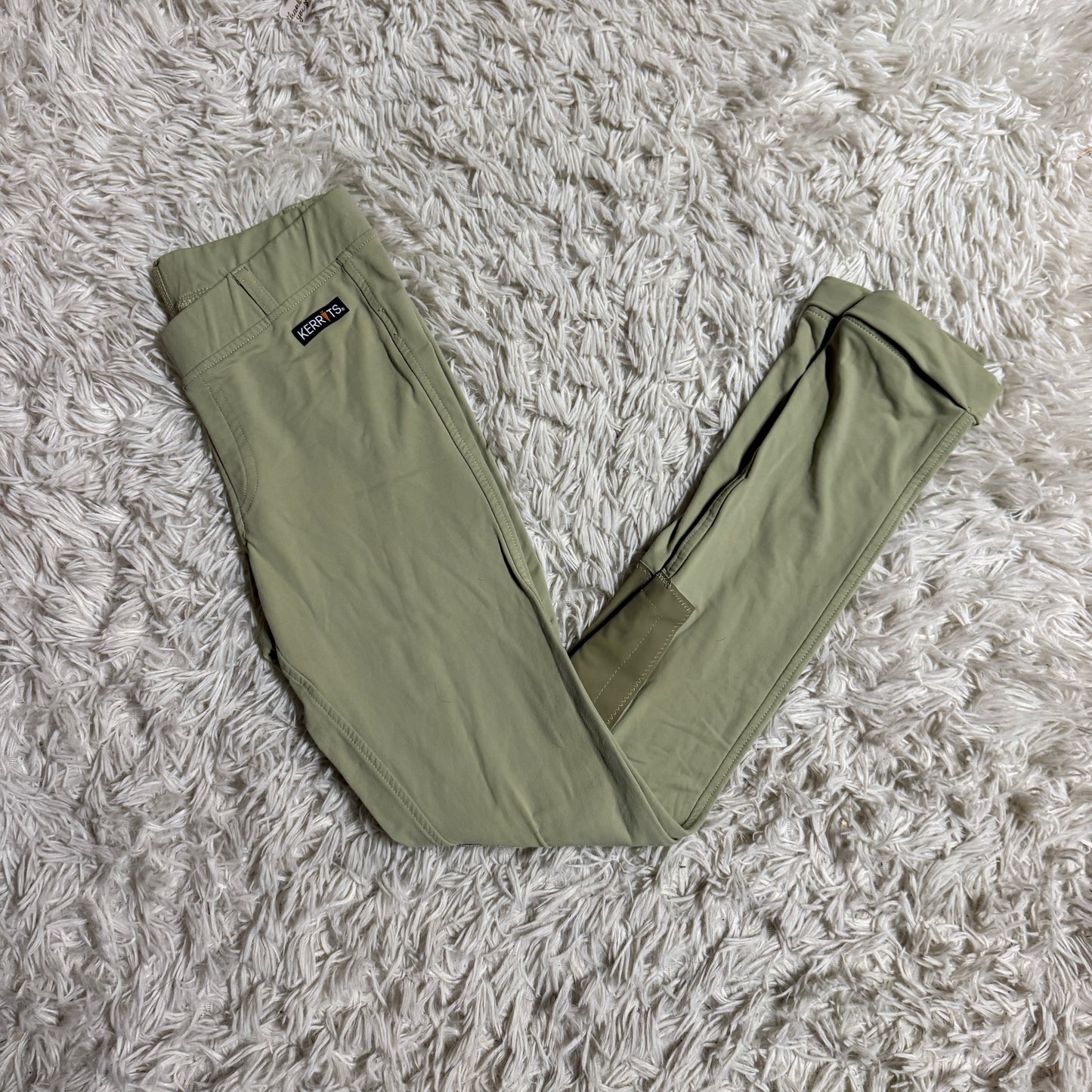 Child’s XL Tan Kerrits Knee Patch Horseback Riding Jodphurs