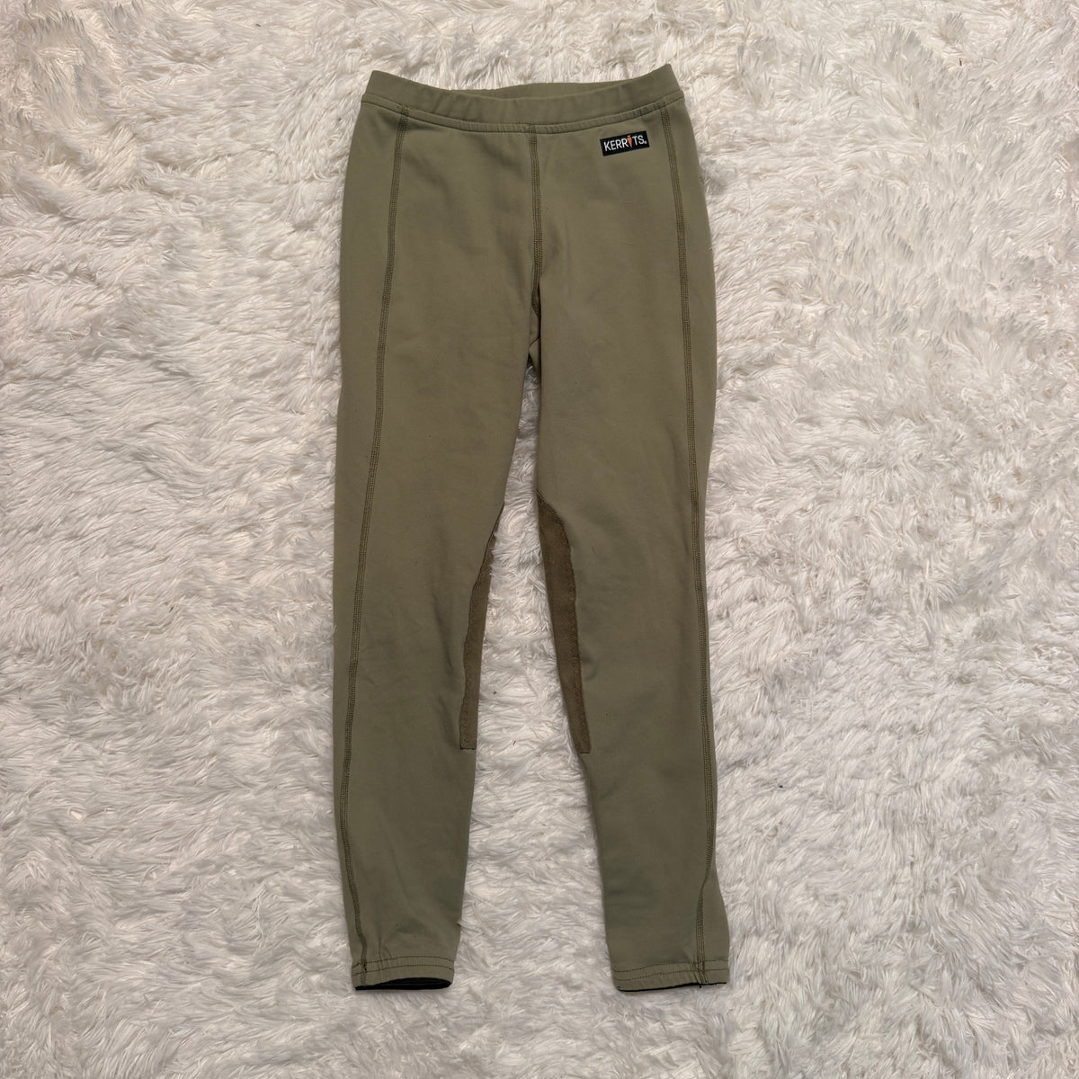 Child’s Small Tan Kerrits Knee Patch Horseback Riding Tights