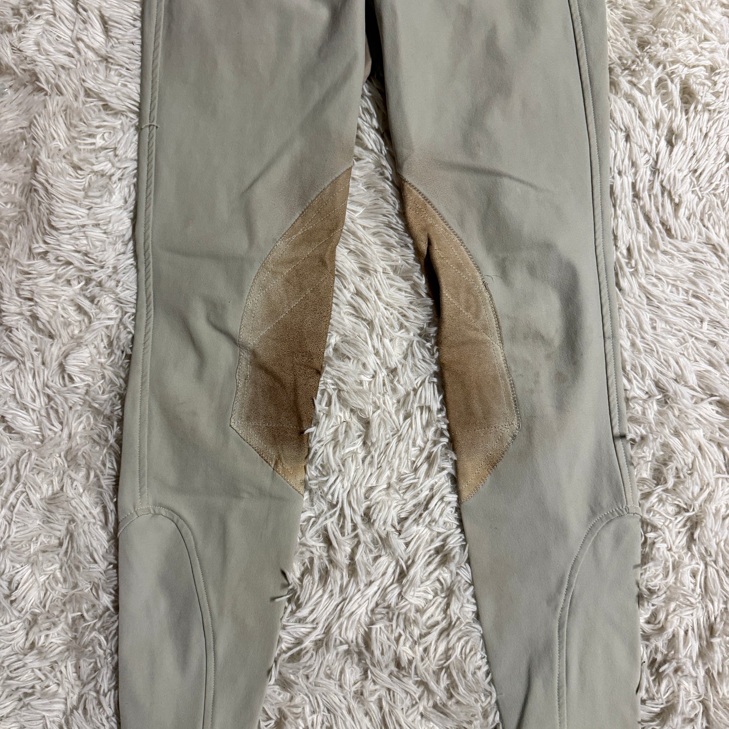 Women’s Size 24R Tan Callidae Knee Patch Horseback Riding Breeches